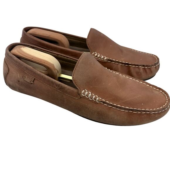 Polo Leather Driving Loafers Woodley Sz 11D  Preppy Y2K LightAcademia - Picture 7 of 10